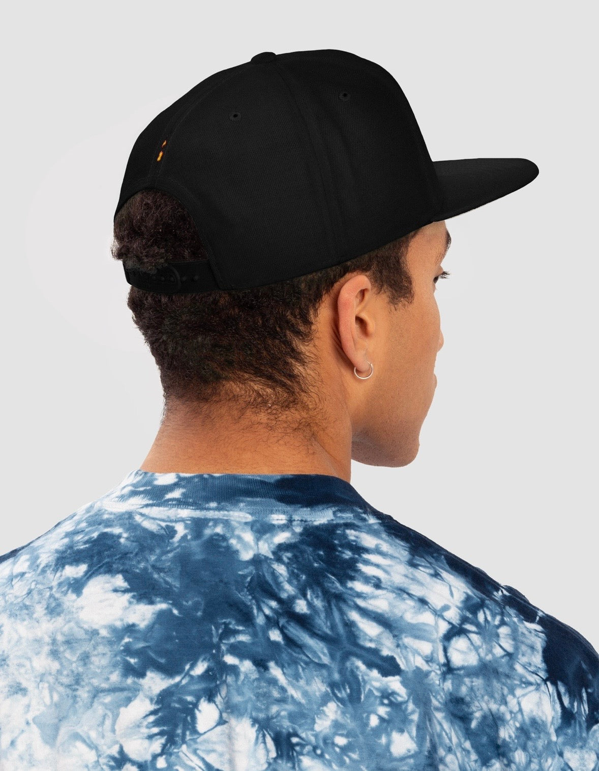 Hat with Breathe It all out Lips & Flame design