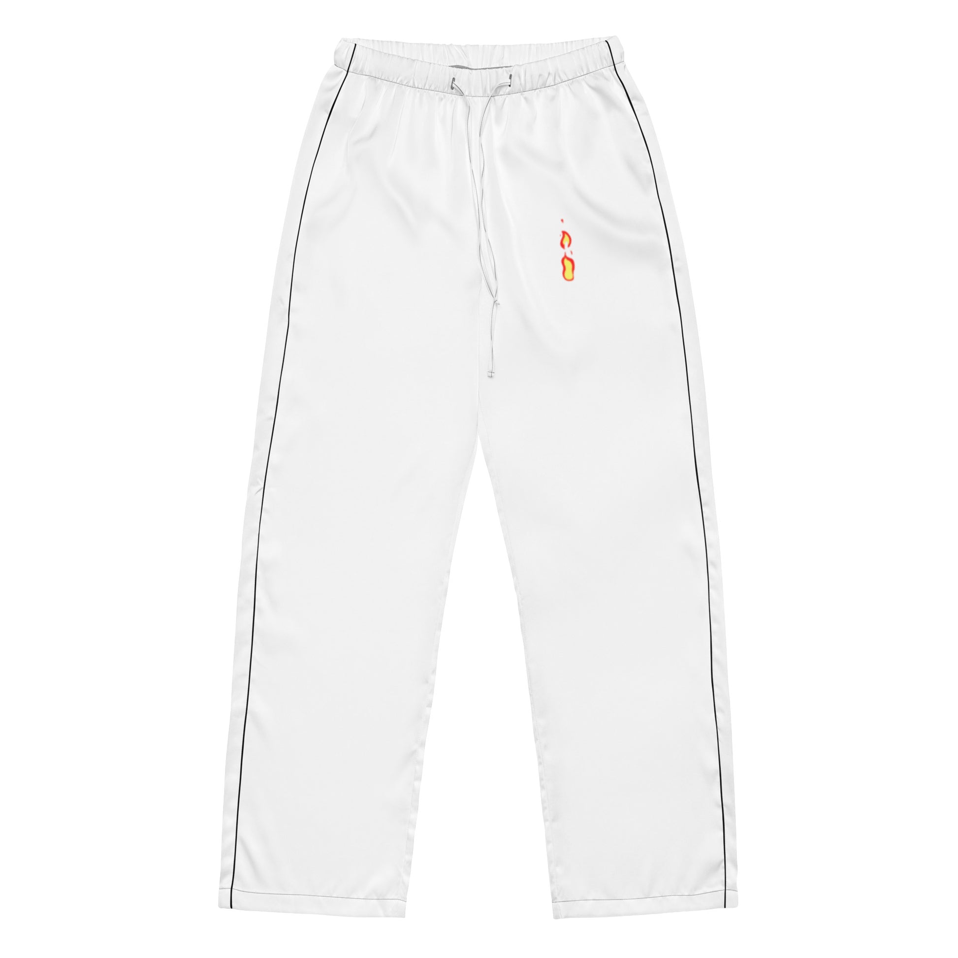 Women Pyjama pants matching with flame – Black front view (2) | Twilight Vision Music