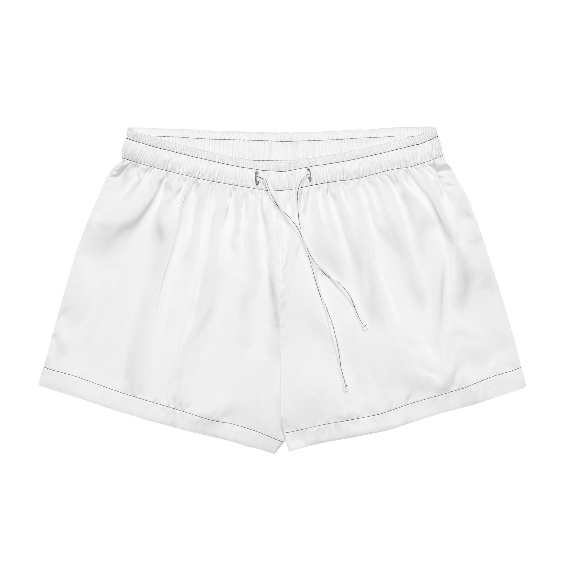 Women’s Pajama Shorts matching with flame – Black front view | Twilight Vision Music
